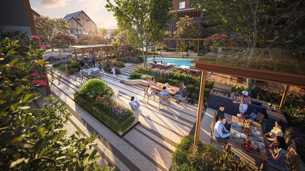 khu BBQ căn họ Persa Place